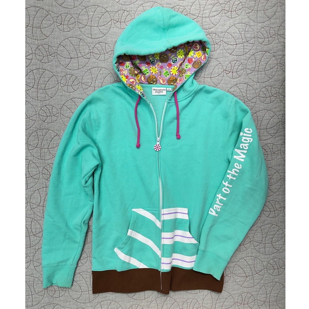 Disney Employee Exclusive Vanellope Wreck It Ralph Candy Zip Up Hoodie / Large